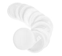 VILLFUL 10 pièces Houppettes Poudre Visage Coton Naturel Compactes et Confortables pour Application Fond de Teint et Maquillage Poudre Lâche