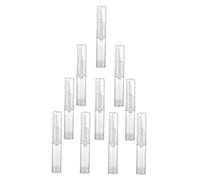VILLFUL 10 pièces Lot de Flacons Airless Sous Vide pour Sérum Yeux Lotion et Crème Bouteilles Plastiques Rechargeables et Compactes pour Voyage et Usage Quotidien