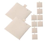 VILLFUL 10 Pièces Lot de Inserts de Rangement pour Bijoux Microfibre et Carton Tapis de Présentation pour Boucles d'Oreilles Protection Antichoc pour Organiseur de Pochette et Coffret