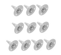 VILLFUL 10 pièces Pince Câble Suspension Acier Inoxydable pour Plafond Accessoires Accroche Tableau Clips Lourds pour Câble Kit Fixation Fiable pour Éclairage et Panneaux