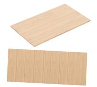 VILLFUL 10 pièces Plaquettes Rectangulaires DIY Découpes Lisses pour Artisanat Créatif et Décoration