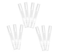 VILLFUL 10 pièces Tube Vide Stylo Torsadé Transparent pour Gloss à Cosmétique Rechargeable pour Fond de Teint et Huile Ongles Portable