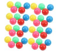 VILLFUL 100 Pièces Boules de Comptage Plastique Colorées Boules Marbles Creuses pour Mathématiques Élémentaires et Jeux de Probabilité Accessoires Éducatifs