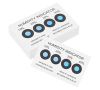 VILLFUL 100 pièces Carte Indicatrice Humidité - Sensible Paquet pour Contrôle et Équilibre Humidité Protection Bijoux et Électronique Indicateur Réactif Aux Variations Environnementales