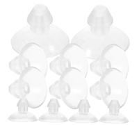 VILLFUL 100 Pièces Transparent PVC Suction Cups Strong Hold Wall Hanger Window Furniture Suction Pads And Reusable