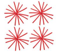 VILLFUL 1000 pièces Food Bag Twist Ties With Dots Soft Resilient Bread And Candy Sealing Ties For Party Packaging And Baking Supplies