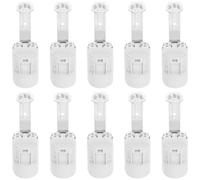 VILLFUL 10Pcs Phénolique Réglable Keyless Sleeves Holder Socket Cover for Chandelier Mm Candelabra Screw Carton Lamp LED Part with Incandescent Replacement E Candle Base Douille E14 90mm
