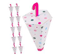 VILLFUL 10pièces Boîtes à Bonbons Forme De Parapluie Pour Fêtes Tropicales Petites Boîtes à Dragées De Retour Pour Shower