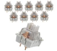 VILLFUL 10pièces Linear Wood Mechanical Keyboard Linear Accessories for Gaming Keyboards