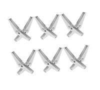VILLFUL 12 pièces Chevilles à Ailettes Robustes pour Cloisons Sèches Lot de Fixations à Ailettes pour Charges Lourdes Ancrages Creux pour Suspension Murale et Plafond
