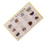 VILLFUL 12 Pièces Kit Échantillons de Roches Minérales pour Affichage Collection et Laboratoire Spécimens Variés pour Cours de Géologie et Test Terrain