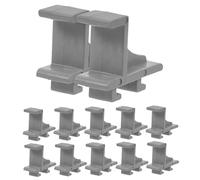 VILLFUL 12 pièces Lot de Clips de Support Étagère Plastique pour Congélateur et Réfrigérateur Faciles à Installer et Polyvalents pour Rangement Frigo et Balconnet