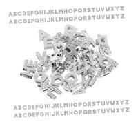 VILLFUL 130 Pièces Charms Lettres Strass pour Bracelets Diy A Z Accessoires de Bijoux Perles Alphabet pour Création Personnalisée et