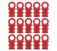 VILLFUL 15 Capuchons de Rechange en Plastique pour Cônes de Signalisation Fixations de Capuchon Conique Sécurisées Connecteurs de Poteaux D'avertissement Compatibles Accessoires