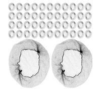 VILLFUL 150 Pièces Filets à Cheveux Invisibles Noirs Filet Maille Ultra-fin Extensible pour Chignon Confortable et Respirant pour Danse Soins Infirmiers et Service Alimentaire