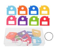 VILLFUL 16 Coques De Clé En Silicone Colorées Capuchons De Clé En Silicone Protège-Clés Souple Multicolores