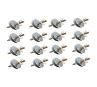 VILLFUL 16ensembles Kit De Vis pour Cage à Oiseaux avec Rondelles Et Écrous Accessoires Pratiques pour Animaux De Compagnie Compatible avec Perroquets Hamsters Et Autres Petits Animaux