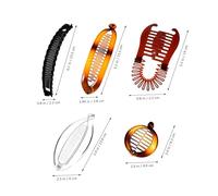 VILLFUL 18 Pcs Pinces Banane Cheveux Épais Vintage Accessoires Coiffure Femmes Clips Larges pour Queue de Cheval Confortables et Faciles à Utiliser