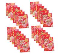 VILLFUL 180 Pièces Enveloppes Rouges Chinoises Hongbao Papier Fin pour An Cheval Paquet de Traditionnelles et Élégantes pour Fête Mariage et Festival Printemps
