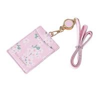 VILLFUL 1pièce Porte-Badge PU avec Lanière Amovible Titulaire De Carte Identité Crédit pour Événements Design Élégant