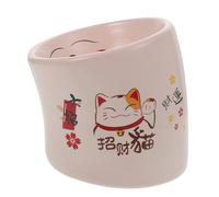 VILLFUL 1pièce Surélevée Céramique pour Chat Écuelle Antidérapante avec Cou Design Ergonomique pour Confort Optimal pour Chiots