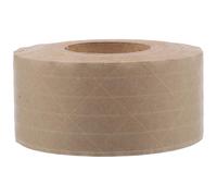 VILLFUL 1rouleau Ruban Adhésif Papier Kraft Activé par Eau Haute Adhérence Résistant et Déchirable pour Emballage et Scellage de Colis Robustes
