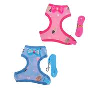 VILLFUL 2 Ensembles Harnais Poulet avec Laisse Longue Gilet Confortable pour Poules et Coqs pour Promenade Extérieure