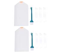 VILLFUL 2 ensembles Plateaux de pour Peinture Diamant Plateau Multifonction avec Séparateurs pour Strass Carrés et Ronds Outils de Rangement DIY pour Broderie Diamant