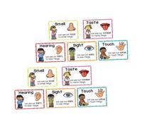 VILLFUL 2 Ensembles Preschool Learning Posters for and Cognitive Flash Cards for Early Education and Sensory Development Versatile Visual Stimulation Cards Classroom Home