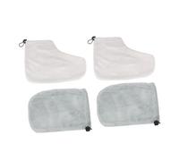VILLFUL 2 paires Set Mitaines et Coton Thermique pour Bain de Paraffine Couverture de Mains pour Soin Spa Hydratation Maximale à Domicile et Salon Couleur Aléatoire Couleur Aléatoire