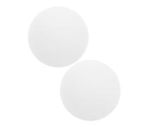 VILLFUL 2 pièces Abat-jour Globe Verre Mat pour Suspension Boule Ronde Blanche Laiteuse Remplacement Élégant et Facile pour Luminaire Moderne