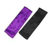 VILLFUL 2 pièces Bandeaux Satinés pour Perruque Femme Noir Antidérapants Confortables pour Maintien Sans Épingles Accessoires Cheveux