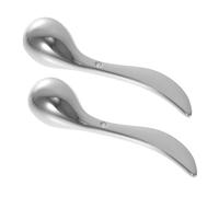 VILLFUL 2 pièces Bâtons de Massage pour Crème Contour des Yeux Alliage de Zinc Applicateurs Visage pour Massage et Introduction de Soin des Poches et Fatigue Oculaire Surface Uniforme