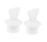 VILLFUL 2 Pièces Bouchon pour Bouillotte Petite Caoutchouc Étanche et Pratique Lot de Bouchons pour Sacs Eau Chaude Fermeture Sécurisée avec Filetage Compatible