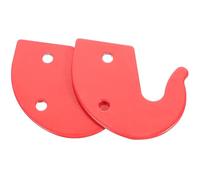 VILLFUL 2 pièces Crochets Échelle Aluminium Lot de Stabilisateur Antidérapant pour Toit Accessoires Sécurisés pour Échelle de Chantier et Entretien