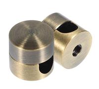 VILLFUL 2 pièces Crochets Swag Aluminium pour Câbles Électriques Fixation Plafond pour Lampes Suspendues Crochet Vintage Bronze Antidérapant pour Câble Alimentation Lot