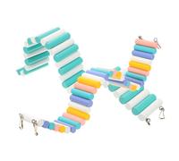 VILLFUL 2 pièces Échelle pour Hamster Descalade Durable et Sûr Échelle Flexible pour Petits Animaux Accessoires pour Cage Hamsters et Cochons Dinde Dimensions Nettoyage Facile