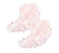 VILLFUL 2 pièces Masque Yeux Jade Refroidissant Forme de Lune Patch Pratique Fatigue Réduit Gonflements et Cache Yeux pour Sommeil Réparateur Relaxation et Soin Visage Unisexe