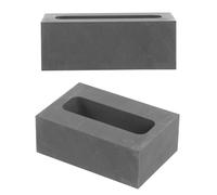 VILLFUL 2 Pièces Moulages Métal Fusion Graphite pour Coulée Or Argent Cuivre Moulage Précis pour Bijoux et Fonderie Moulins Résistants et Conducteurs pour Ingot