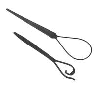 VILLFUL 2 pièces Outil Queue de Cheval pour Coiffure Accessoire de Tressage Facile Acrylique Boucleur de Mèches Portable pour Femmes Ustensile de Style Polyvalent