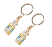 VILLFUL 2 pièces Porte Clés Sakura Rabbit Accessoire Sac et Original Charms Amulets Printemps pour Sac à Dos et Porte