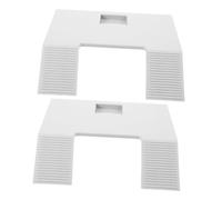 VILLFUL 2 Pièces réservoir de Tortue décorations d'aquarium de Tortues Terrasse Flottante des Tortues rampes de Tortues pour Aquarium Accessoires de Tortue Rampe de Tortue Abdos Blanche