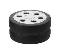 VILLFUL 2 Pièces Roue de Valise Silencieuse 50x12 Mm en Pu Stable et Roulage Fluide, pour Gares et Aéroports, Remplacement pour Bagages