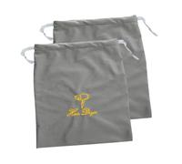 VILLFUL 2 pièces Sac de Rangement pour Sèche-cheveux Tissu à Cordon Pochette de Voyage Pratique et Protectrice Sac Multifonction pour Coiffure et Accessoires Dimensions Gris Classique