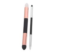 VILLFUL 2 Pièces Stylo Éponge Double Tête Réutilisable Lavable pour Dessin Artistique Mélange et Grand Rose Doré Petit Argenté pour Croquis et Correction