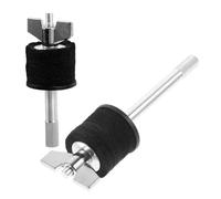 VILLFUL 2 pièces Support Double pour Cymbales Batterie Alliage Accessoire Percussion avec Fixation Boom Arm Empileur Stable pour Instruments de Musique Studio Set de Noir