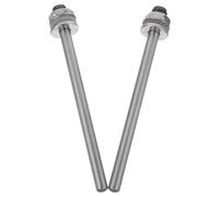 VILLFUL 2 Pièces thermostat de chauffe-eau professionnel Silver