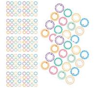 VILLFUL 20 Feuilles Fournitures de journalisation étiquette autocollant gommettes étiquette vetement fourniture scolaire bouteille bocaux cuisine