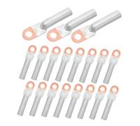 VILLFUL 20 Pièces Aluminum Crimp Connectors Battery Cable Ends For Motorcycle Automotive High Temperature Resistant Electrical Terminal