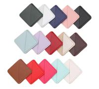VILLFUL 20 Pièces Book Corner Protectors Mixed Colors PU Leather Square Page Bookmarks For Reading Diy Friendly Presents For Friends Teachers Students School And Home Supplies